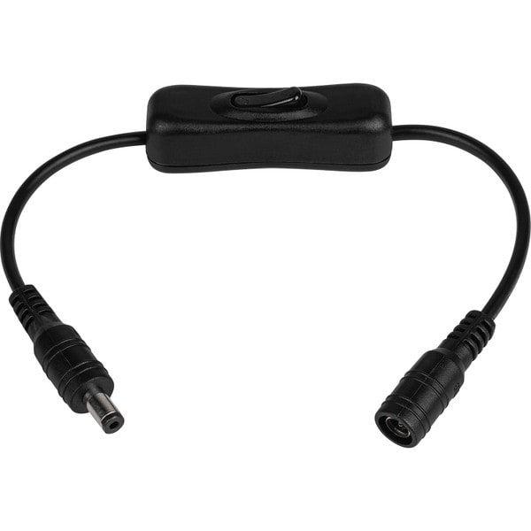 Main product image for 2.1 x 5.5mm M/F DC Coax/Barrel Connector 1 ft. Extens073-203